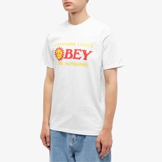 Футболка Obey «Все любят солнце», белый