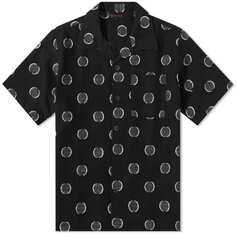 Clot Гавайская рубашка для отдыха, черный
