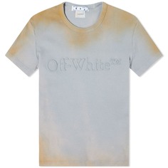 Базовая футболка в рубчик Off-White Laundry, синий
