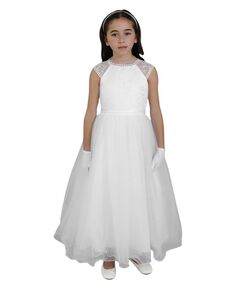 Платье для причастия для маленьких девочек Елены Us Angels