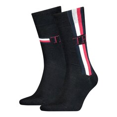 Носки Toммy Hilfiger Iconic Stripe Classic 2 шт, черный