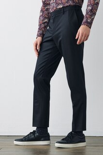 Эластичный костюм и брюки Motion Flex из смесовой шерсти Next, черный