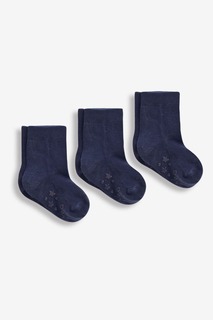 Комплект из 3 пар коротких носков JoJo Maman Bébé, синий