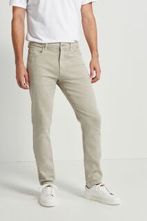 Яркие эластичные джинсы Next, серый
