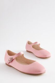 Туфли Мэри Джейн для особого случая с квадратным носком Next, розовый