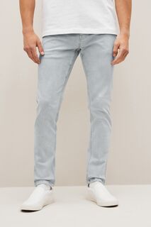Элегантные эластичные джинсы Next, серый