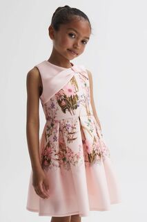 Платье Emily Scuba с цветочным мотивом Reiss