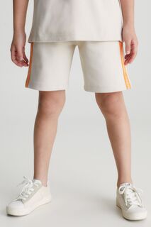 Спортивные штаны для мальчиков с логотипом и полосками Calvin Klein Jeans