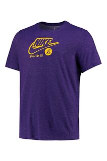 Футболка с логотипом Nike Fanatics Los Angeles Lakers Essential Nike, фиолетовый