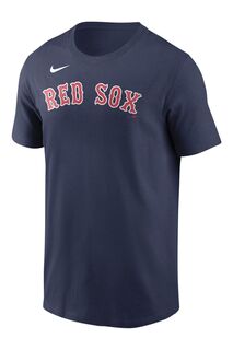 Красная футболка Nike Fanatics Boston Sox с надписью Nike, синий