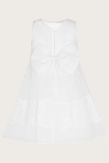 Белое платье для причастия кружевная детская одежда Alovette Monsoon, белый