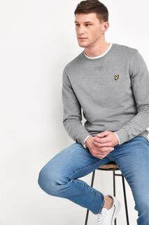 Толстовка с круглым вырезом Lyle &amp; Scott, серый