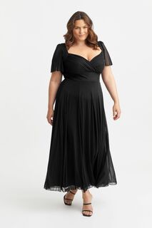Платье макси Kemi с верхом в стиле болеро Scarlett &amp; Jo, черный