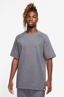 Футбольная футболка Liverpool FC с короткими рукавами Nike, серый
