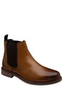 Коричневые кожаные мужские ботинки челси на подошве Frank Wright, коричневый