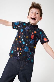 Рубашка-поло с короткими рукавами для мальчика Paul Smith