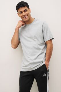 Худи Sportswear Essentials из махровой ткани с тремя полосками и застежкой-молнией adidas, серый