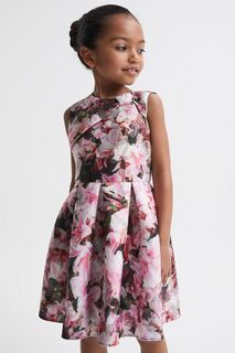 Платье Emily с цветочным мотивом Reiss, розовый