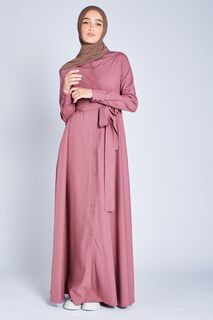 Платье-рубашка макси Aab, розовый