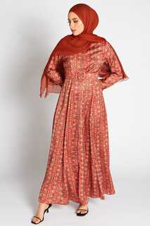 Платье макси Tabreez Aab, красный