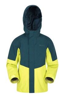 Детская непромокаемая куртка Meteor из дышащего материала Mountain Warehouse, зеленый