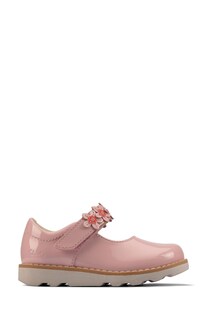 Туфли Multi Fit Lea Crown Petal на очень широкую ногу Clarks, розовый