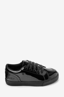Черные лаковые туфли Junior Tovni Lo Bloom Kickers, черный