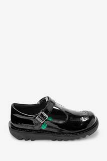 Черные лакированные туфли Junior Kickers, черный