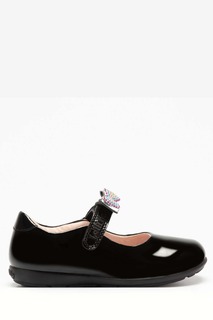 Черные туфли Dolly с узором в виде радуги и сердечек для широкой стопы Lelli Kelly, черный