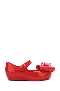 Красные туфли Ultragirl Fab с бантом Mini Melissa, красный