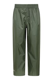 Водонепроницаемые брюки Pakka - Детские Mountain Warehouse, зеленый
