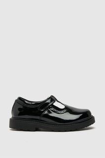 Лакированные туфли Junior Lock с Т-образным ремешком Schuh, черный