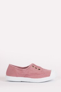 Кроссовки из парусины сливового цвета Trotters London, розовый