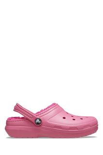 Классические детские сандалии на подкладке Crocs, розовый