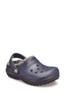Классические детские сандалии на подкладке Crocs, синий