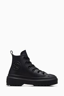 Черные спортивные кроссовки Junior All Lugged Lift Converse, черный