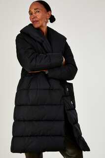 Пальто Stephie из переработанного полиэстера с декоративной строчкой Цвет черный Monsoon, черный