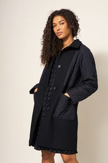 Karla черное вязаное пальто White Stuff, черный