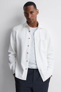 Фактурная куртка на пуговицах Moritz Reiss, белый