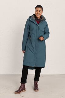 Высокое пальто Janelle Seasalt Cornwall, синий