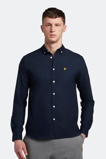 Оксфордская рубашка больших размеров Lyle &amp; Scott, синий