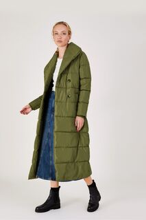 Зеленое пальто Shona Shaw из переработанного полиэстера Monsoon, зеленый