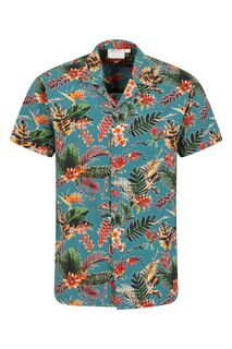 Мужская пляжная рубашка с коротким рукавом Mountain Warehouse, синий