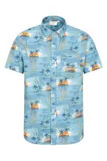 Мужская гавайская рубашка с короткими рукавами Mountain Warehouse, синий