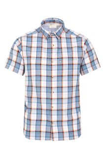 Мужская хлопковая праздничная рубашка Mountain Warehouse, синий