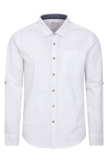 Рубашка с длинными рукавами с текстурой кокоса - Мужская Mountain Warehouse, белый