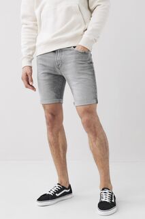 Короткие джинсовые шорты Next, серый