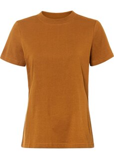 Рубашка из органического хлопка Bpc Bonprix Collection, коричневый