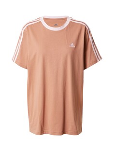 Рубашка ADIDAS SPORTSWEAR Essentials 3-Stripes, светло-коричневый