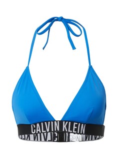 Треугольный топ бикини Calvin Klein Swimwear Intense Power, синий